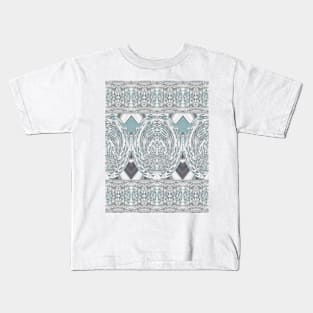 Soft Blue Lace - by Avril Thomas Kids T-Shirt